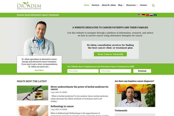 Herald theme site design template sample
