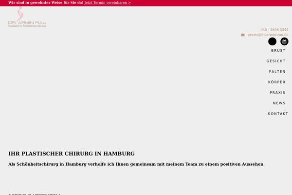 Impreza theme site design template sample