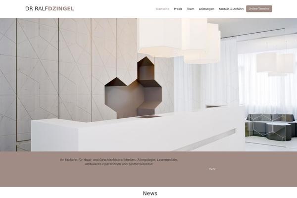 Ultimatum theme site design template sample