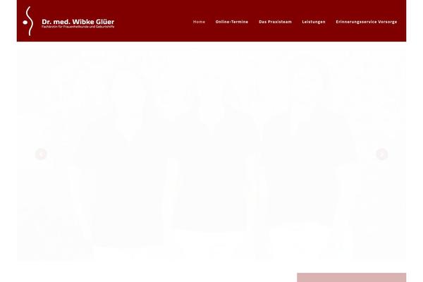 Mediz-child theme site design template sample