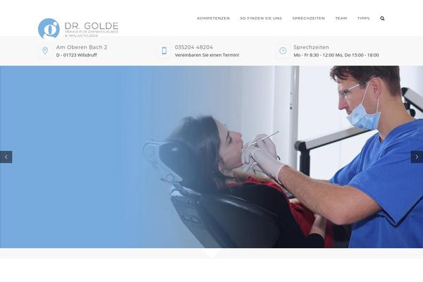 Dentalia-child-theme theme site design template sample