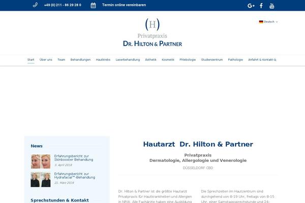 Dante theme site design template sample