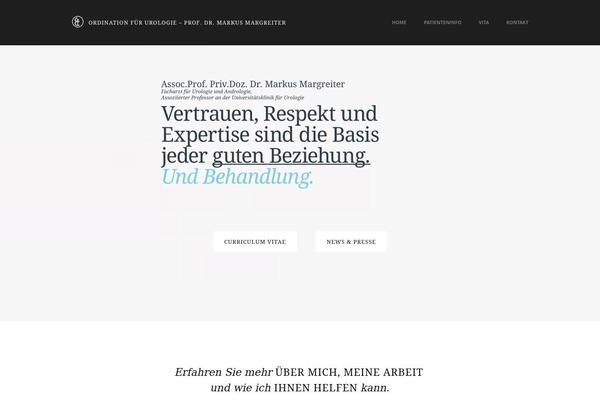 Momentum theme site design template sample