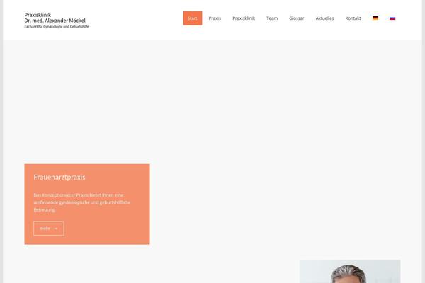 MediCenter theme site design template sample