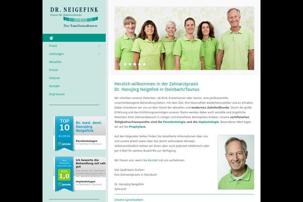 Spark theme site design template sample