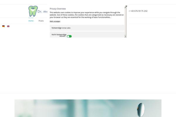 Dental-clinic theme site design template sample