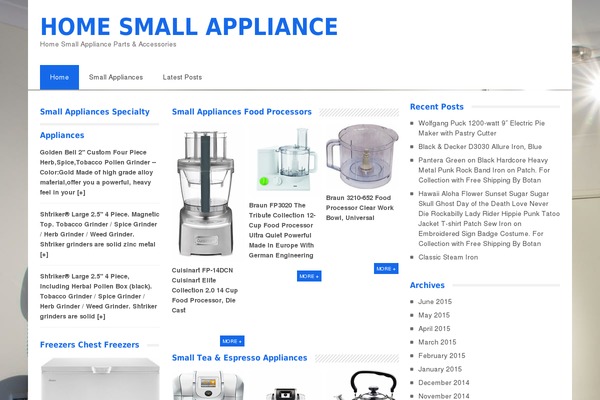 Glamour theme site design template sample
