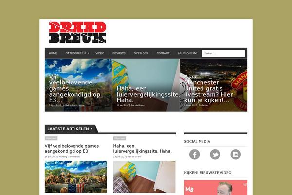 Extranews theme site design template sample