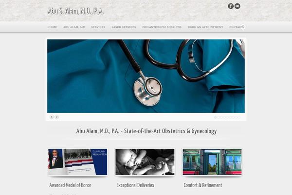 Alyeska theme site design template sample