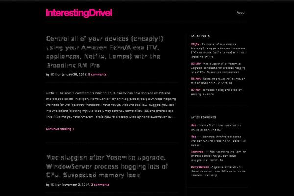 Truly Minimal theme site design template sample