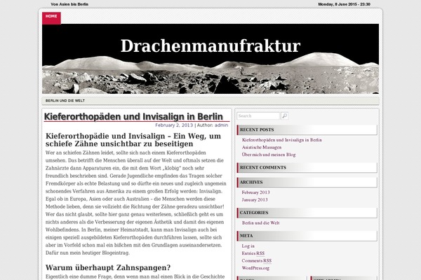 RedLine theme site design template sample