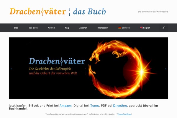 Vantage theme site design template sample