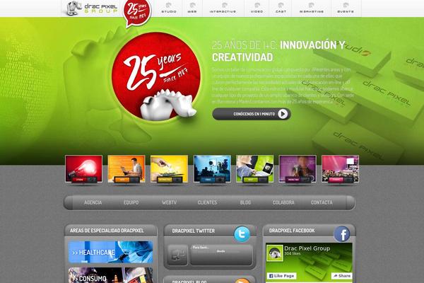 Starkers theme site design template sample