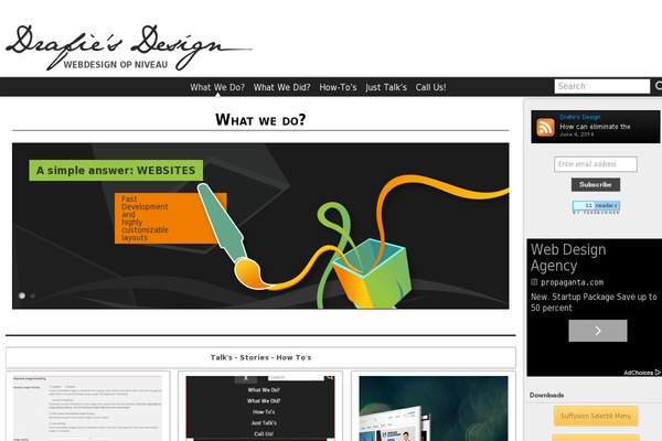 Site using Delightful Downloads plugin