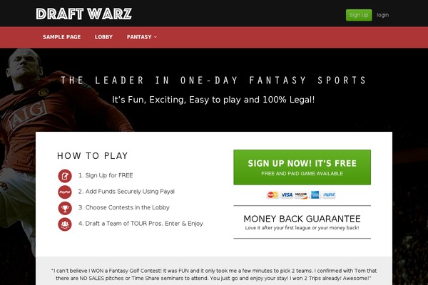draftwarz.com site used Fv-professional