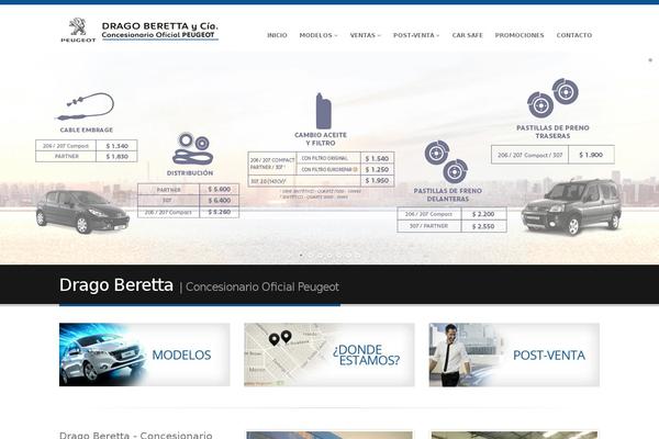 dragoberetta.com site used Voxtheme