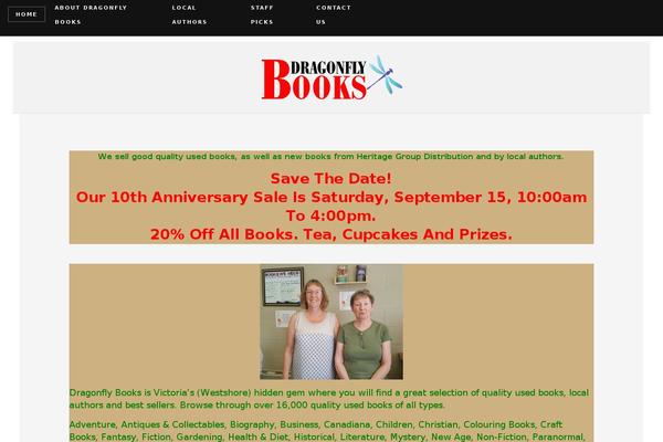 dragonflybooks.ca site used Dragonfly