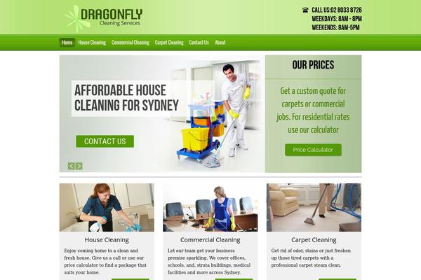 dragonflycleaning.com.au site used Dragonfly