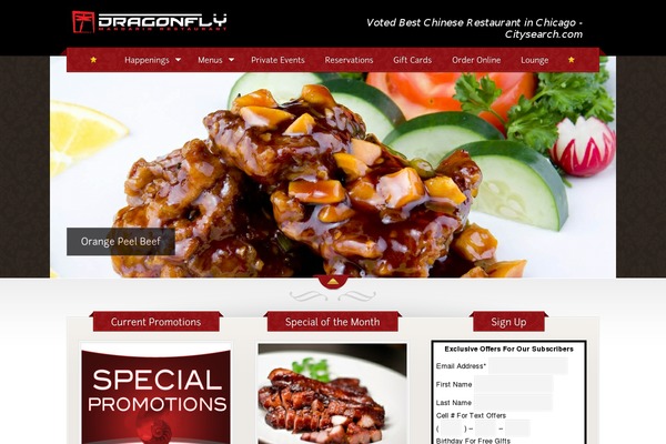 The Restaurant theme site design template sample