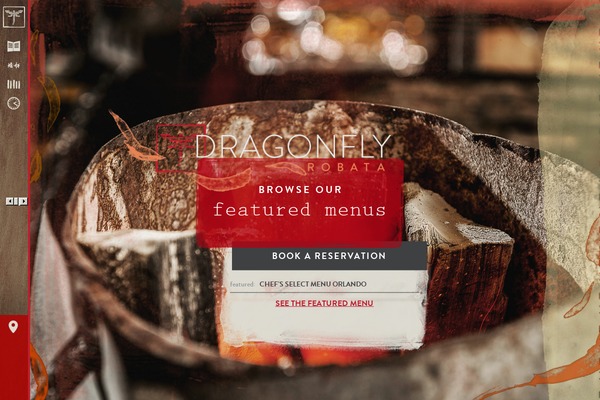Dragonfly theme site design template sample