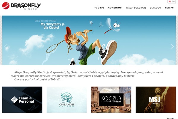 dragonflystudio.pl site used Dragonfly