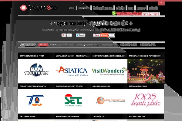 Seo theme site design template sample