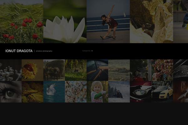 Fullscreen theme site design template sample