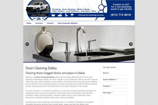 Modernize theme site design template sample