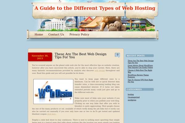 Simple China theme site design template sample
