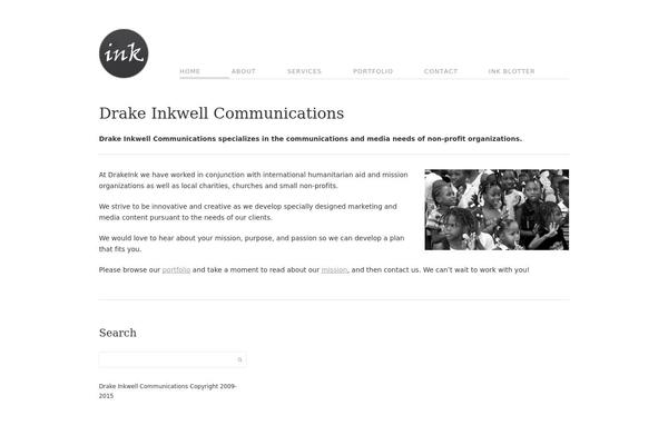 Mono theme site design template sample