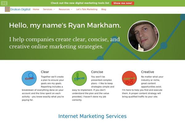 Understrap theme site design template sample