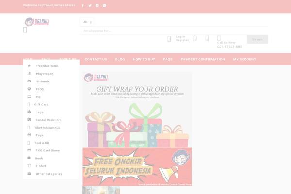 Martfury theme site design template sample