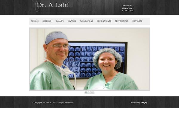 dralatif.com site used Parquetry