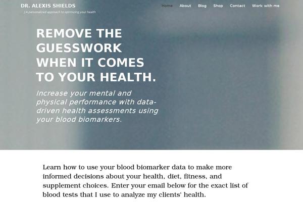 Site using Genesis Simple Share plugin
