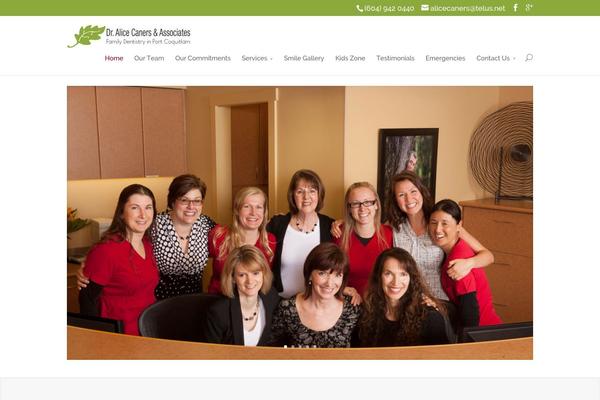 Divi theme site design template sample