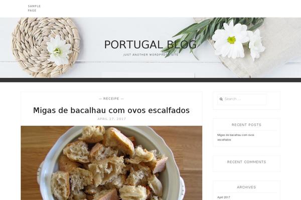 Anissa theme site design template sample