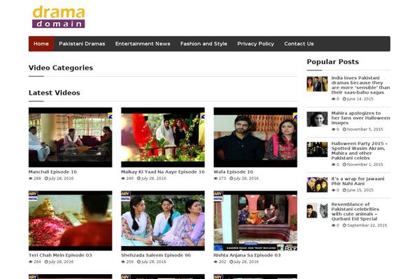 Video theme site design template sample
