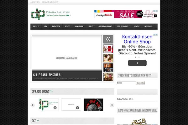 Tribune theme site design template sample