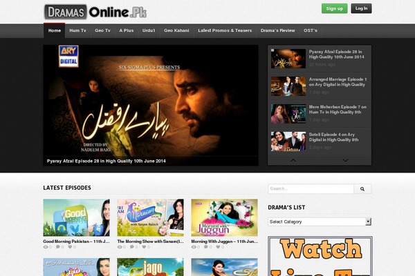 dramasonline WordPress theme, websites list used dramasonline theme dramasonline theme websites examples