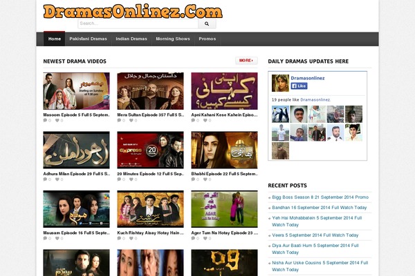 dramasonlinez.com site used Twenty Fifteen