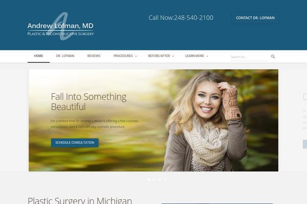 Dentalux theme site design template sample