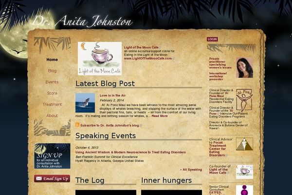 dranitajohnston.com site used The-inspired-brand