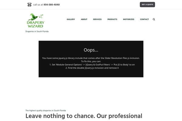 Site using Owl Carousel plugin