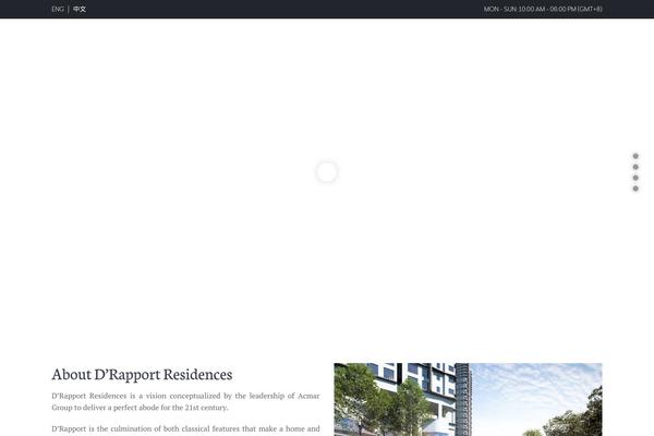 Site using WPFront Scroll Top plugin