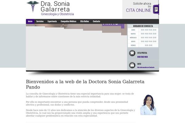 Doctor theme site design template sample