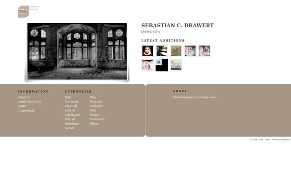 drawert.com site used Fotofolio