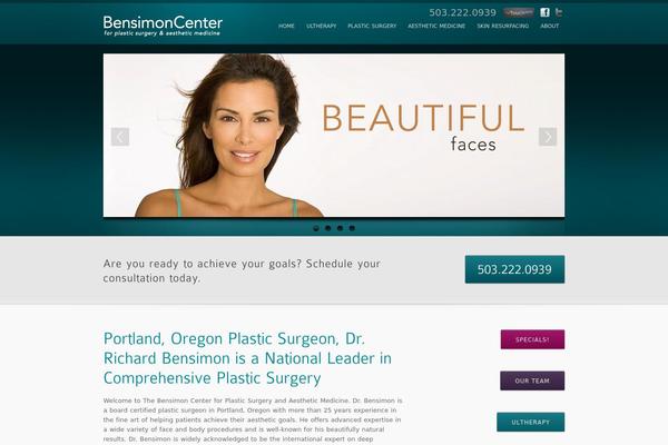 inFocus theme site design template sample