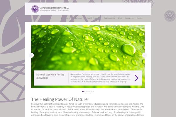 Organic_business theme site design template sample