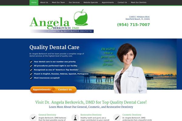 JustLanded theme site design template sample