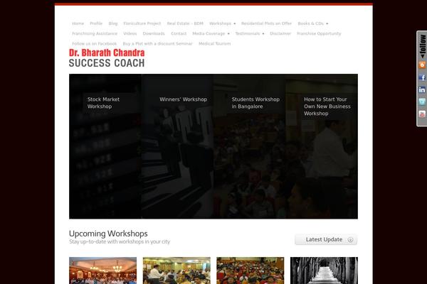 Echoes theme site design template sample